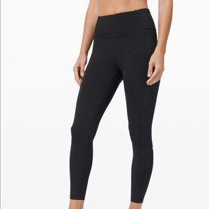 Lululemon Fast and Free 28” size 6 Black